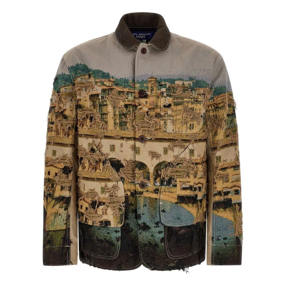 Junya Watanabe Men's Jacquard Square Jacket